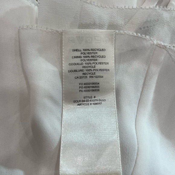 Aritzia Wilfred Hankie Blouse White | Size Medium - Picture 11 of 13